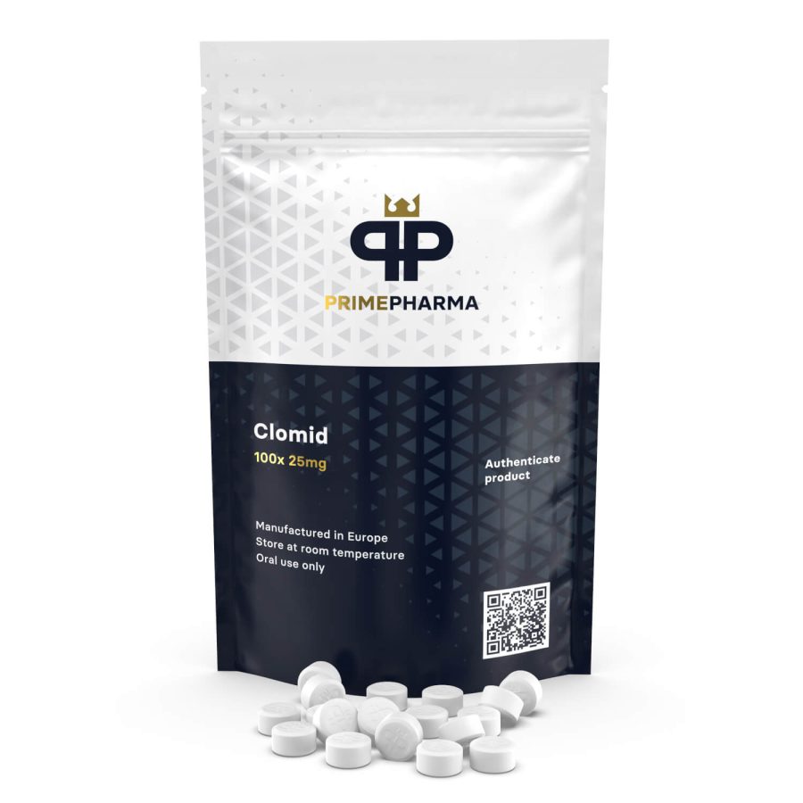 Clomid - PRIME PHARMA - 25mg - Boîte de 100 tabs