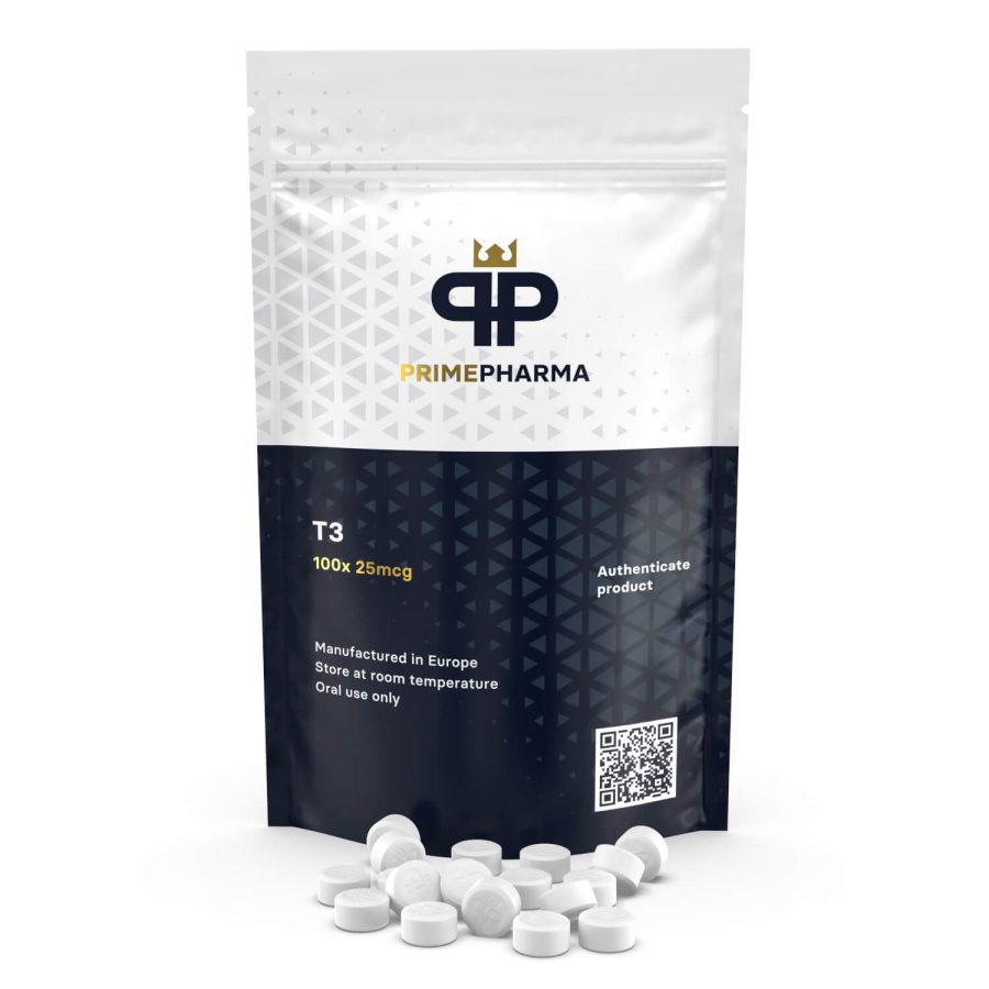 T3 - PRIME PHARMA - 25mcg - Boîte de 100tabs