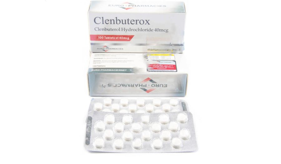 Clenbuterol 40mcg/tabs - 100 tabs - Blister - Euro Pharmacies