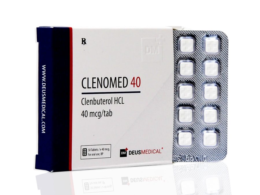 CLENOMED 40 (Clenbuterol) - 50comprimés de 40mcg - DEUS-MEDICAL