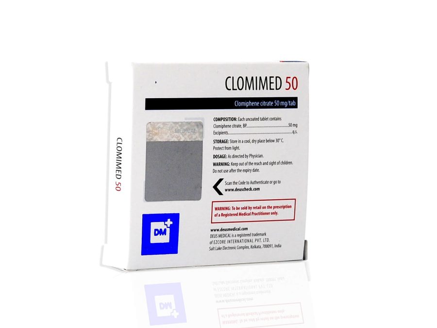 CLOMIMED 50 (Citrate de Clomiphène) - 50comprimés de 50mg - DEUS-MEDICAL – Image 2