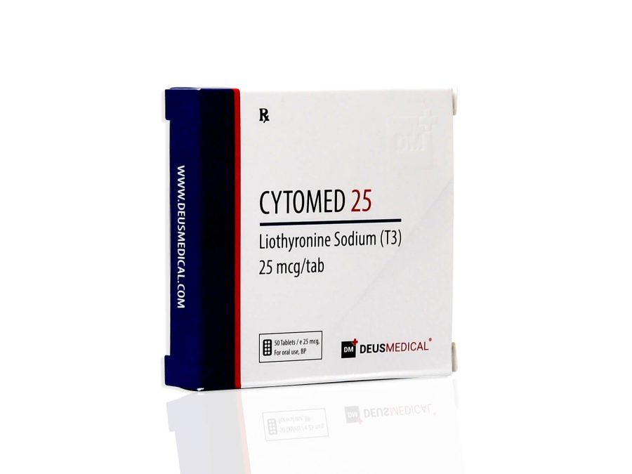 CYTOMED 25 (Liothyronine Sodium T3) - 50 comprimés de 25mcg - DEUS-MEDICAL – Image 3