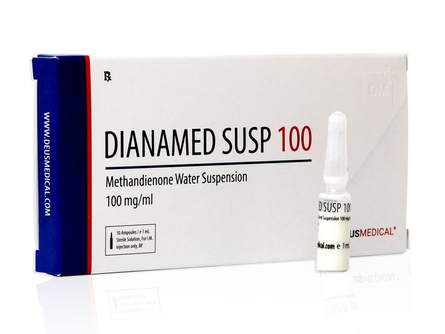 DIANAMED SUSPENSION 100 (Suspension aqueuse de méthandiénone) - 10amps de 1ml - DEUS-MEDICAL