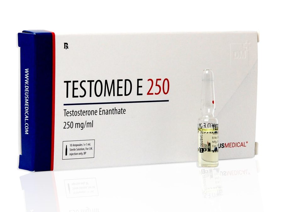 TESTOMED E 250 (Testosterone Enanthate) - 10amps De 1ml - DEUS-MEDICAL