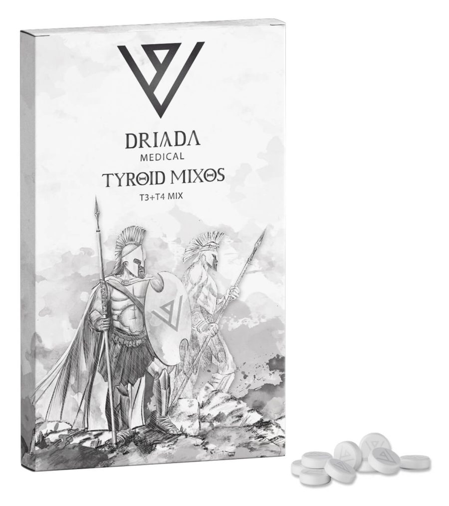 Tyroid Mixos - 10mg T3 + 62.5mg T4 - 100tabs -  Driada Medical