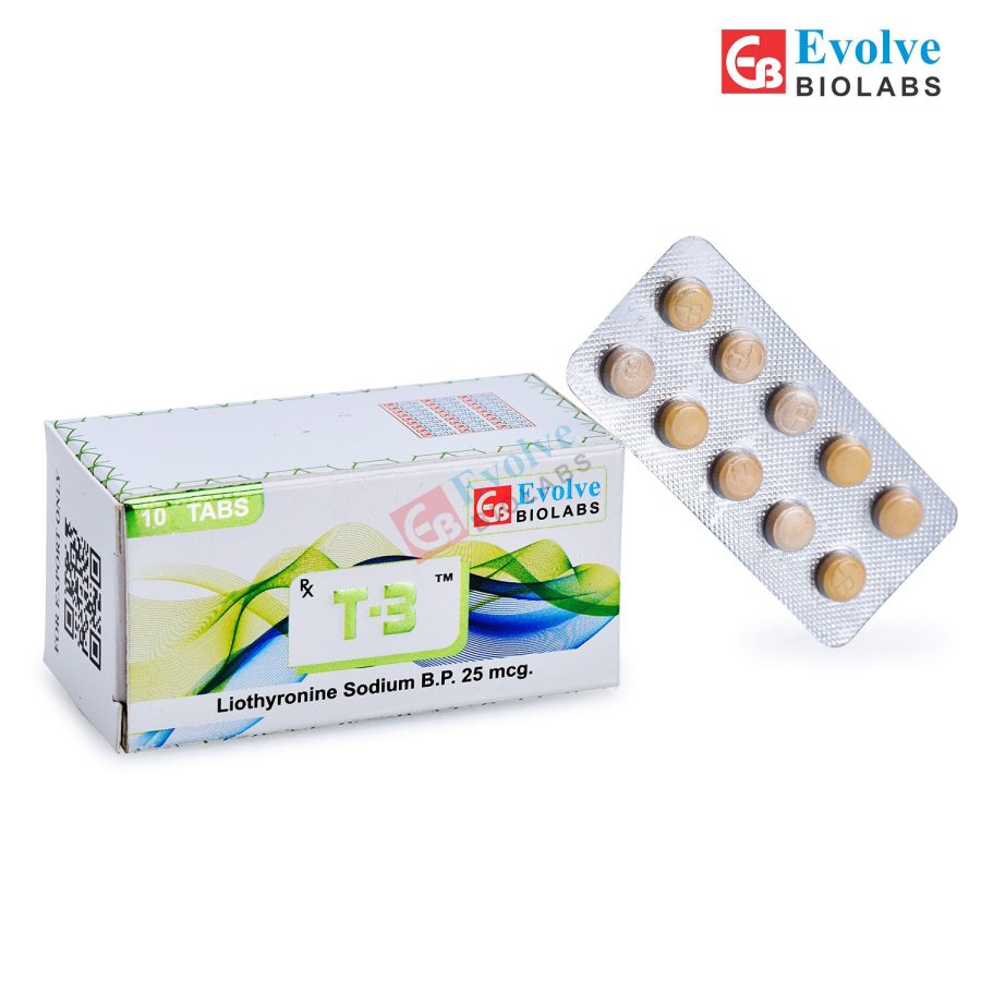 T3 (Liothyronine Sodium) (10 Pilules) - Evolve Biolabs