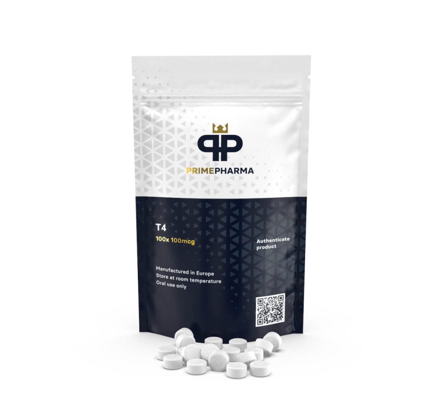 T4 - 100 tabs 100mcg - Prime Pharma