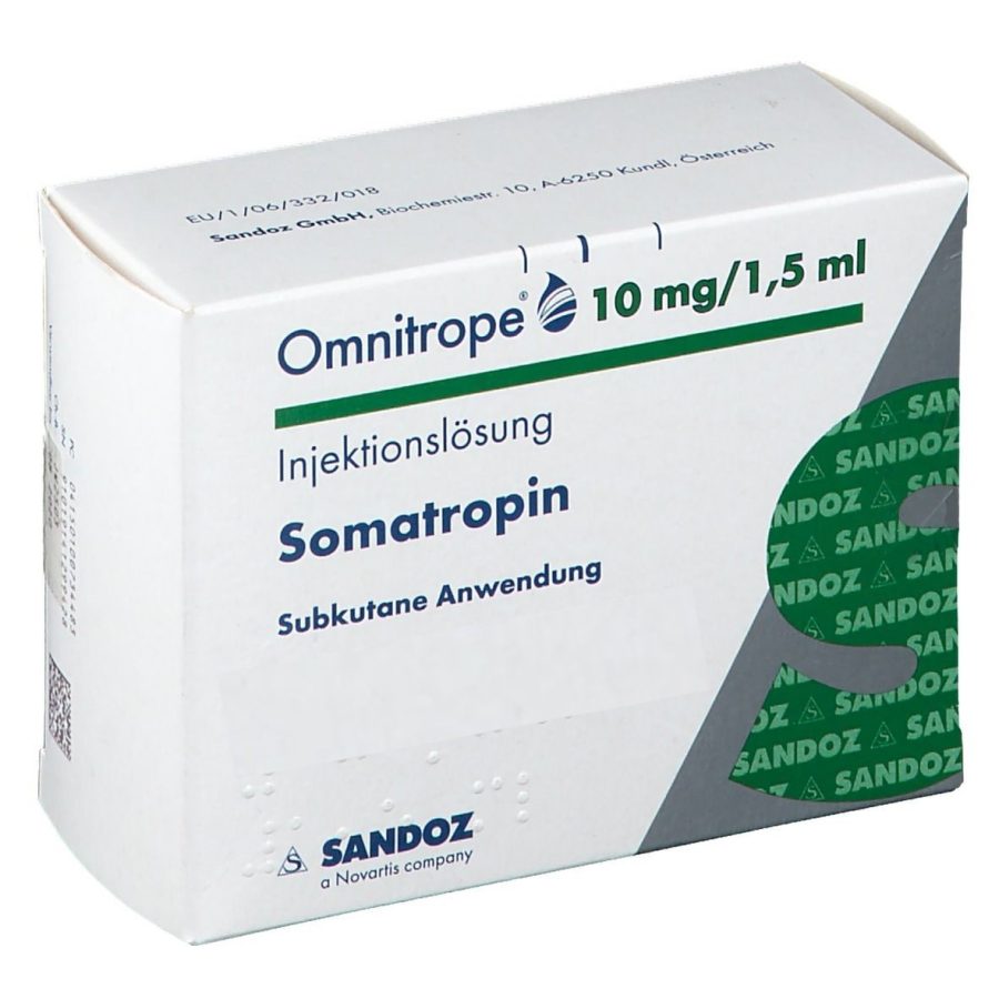 Somatropin - Omnitrope 30 Iu 10 Mg/1.5 Ml Cart. - Sandoz