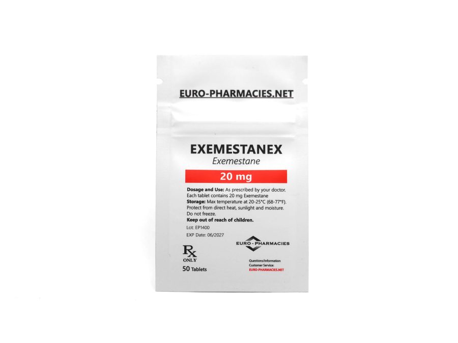 Aromasin 20mg/tabs 50 tabs - Baggies - Euro Pharmacies