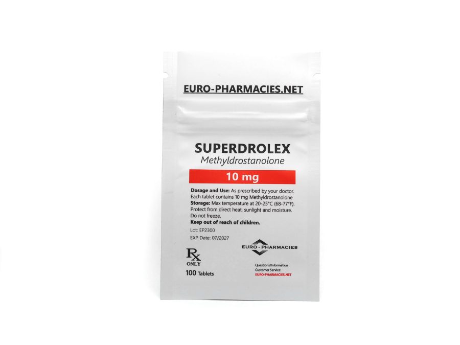Super-Drol 10mg/tabs 100 tabs - Baggies - Euro Pharmacies