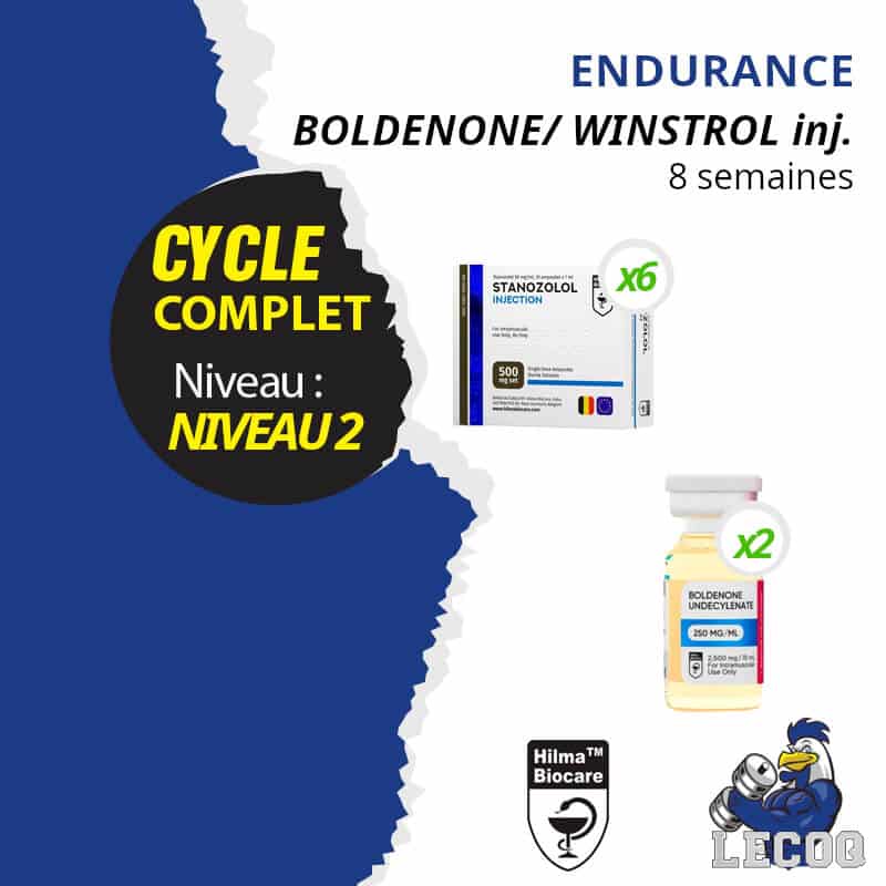 43- WINSTROL (INJECTABLE) / BOLDENONE – 8 SEMAINES (CYCLE ENDURANCE NIVEAU 2) HILMA BIOCARE