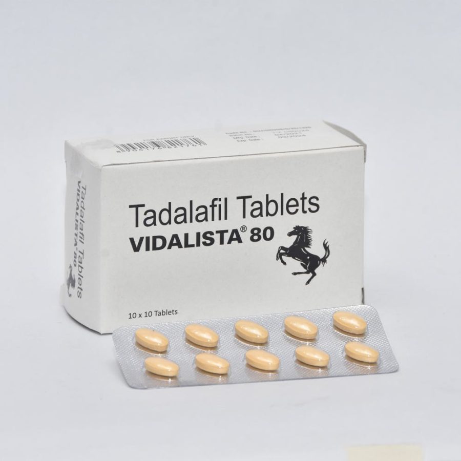 Vidalista 80mg - Tadalafil Tab - 100 tabs - Pharmacy-EU
